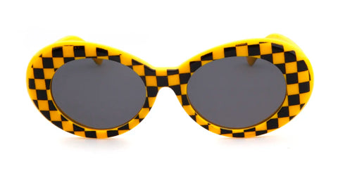 Daring Leopard Oval Sunglasses