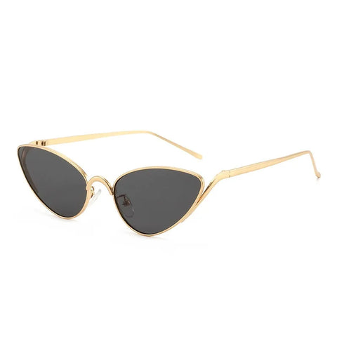 Fierce Gold Cat Eye Sunglasses