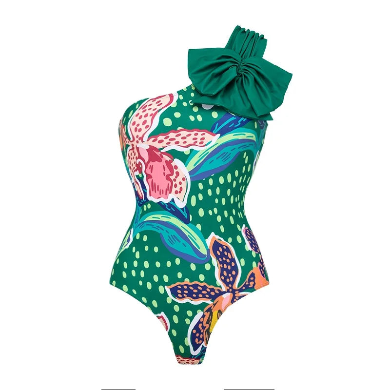 Vibrant Floral One-Piece Swimsuit