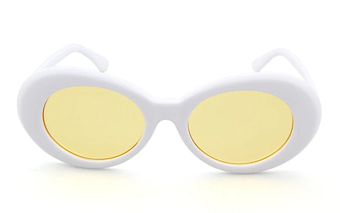 Daring Leopard Oval Sunglasses