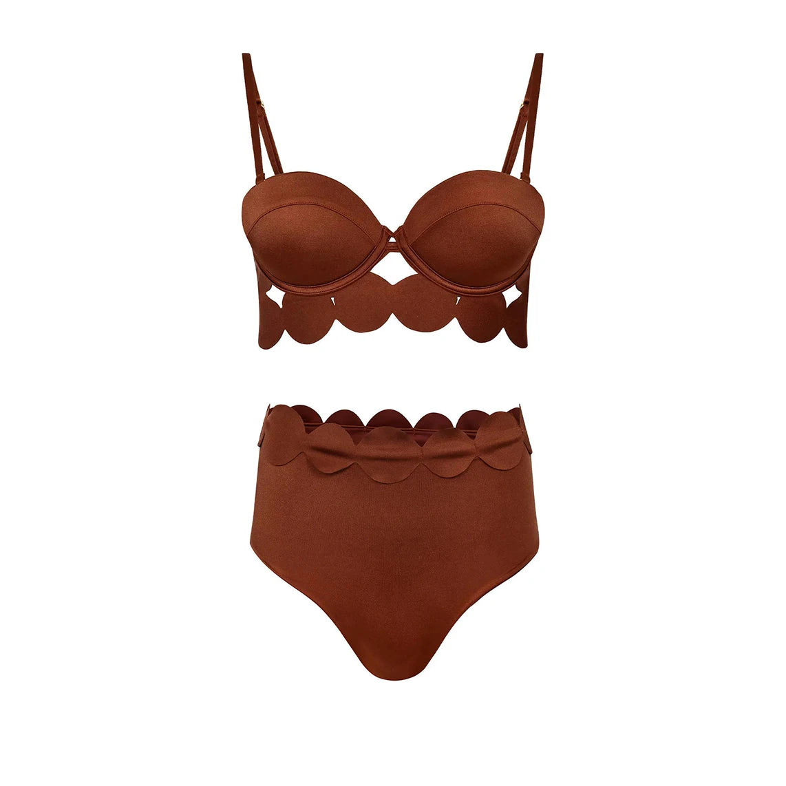 Confident Laser Cut Bikini Set