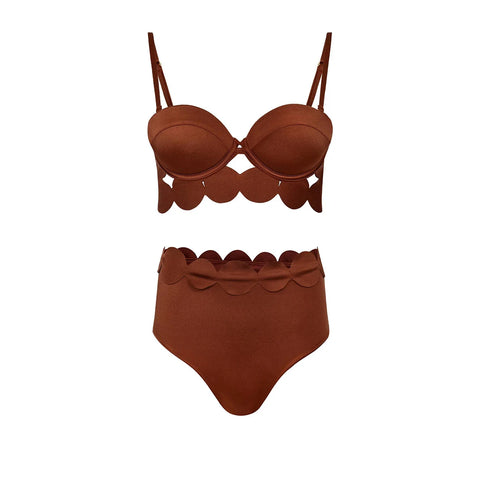 Confident Laser Cut Bikini Set