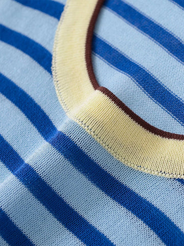 Vibrant Striped Knit Tank Top