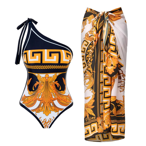 Divine Baroque Print Bikini Set