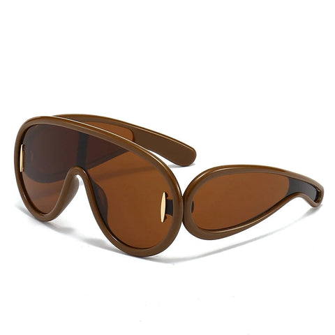 Daring Oversized Wave Sunglasses