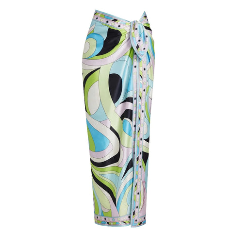 Vivacious Swirl Print Two-Piece Swimsuit