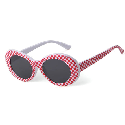 Daring Leopard Oval Sunglasses