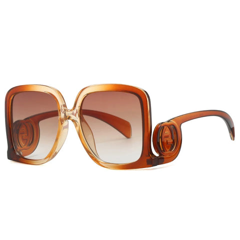 Vibrant Oversized Square Sunglasses