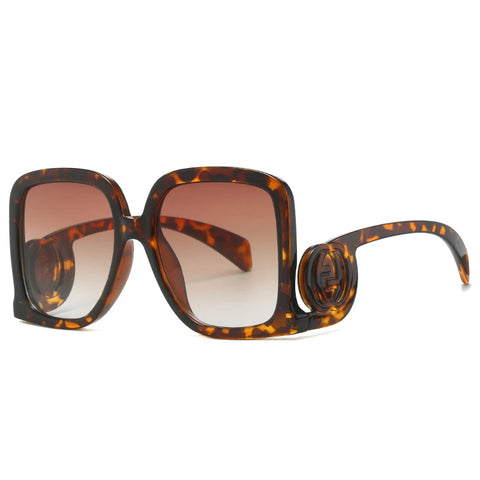 Vibrant Oversized Square Sunglasses