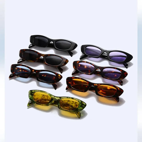 Audacious Green Cat Eye Sunglasses
