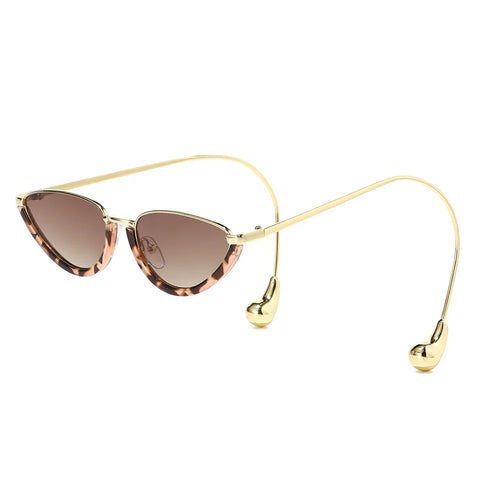 Daring Gold Cat Eye Sunglasses