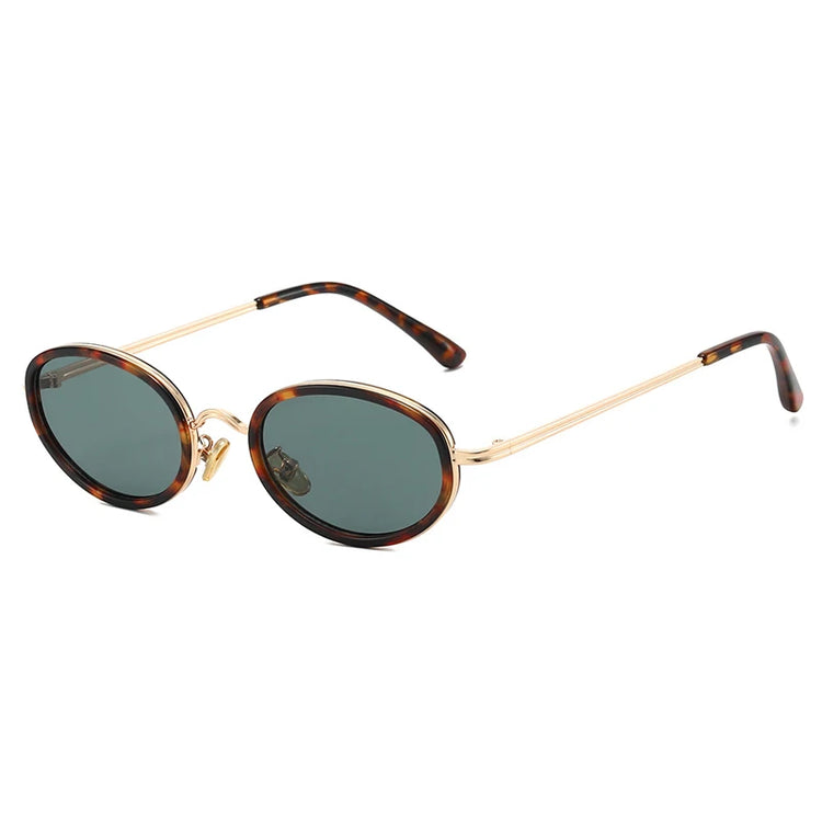Confident Oval Resin Sunglasses