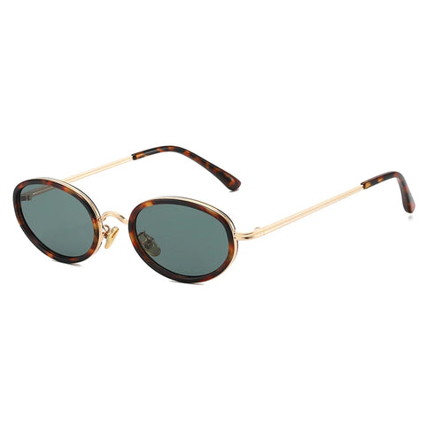 Confident Oval Resin Sunglasses