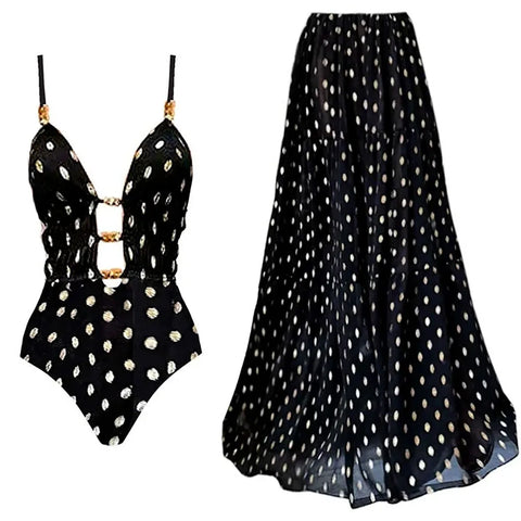 Radiant Polka Dot Bikini Set