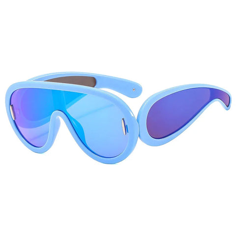Audacious Oversized Goggle Sunglasses