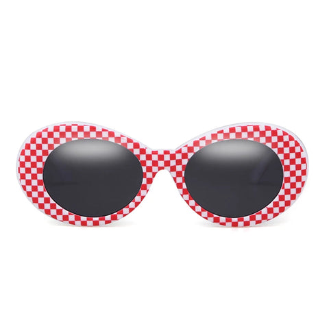 Daring Leopard Oval Sunglasses