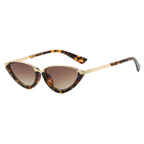 Fierce Gold Cat Eye Sunglasses