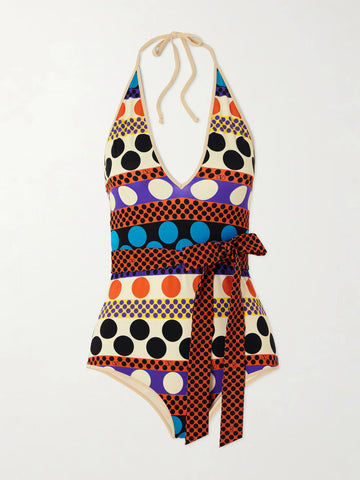Vibrant Printed Cover Up Maxi Dress