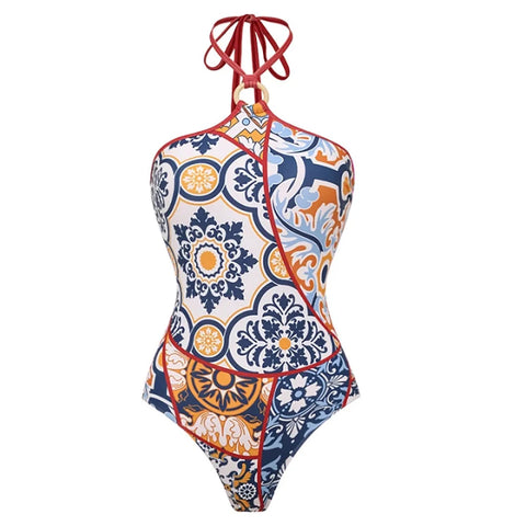 Wanderlust Printed One-Piece Swimsuit