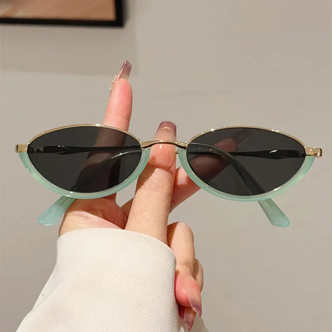 Confident Metal Cat Eye Sunglasses