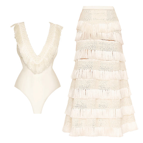 Boundless Tassel Fringe Bikini Set