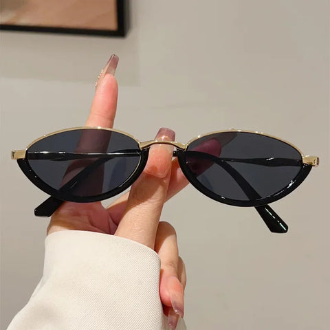 Confident Metal Cat Eye Sunglasses