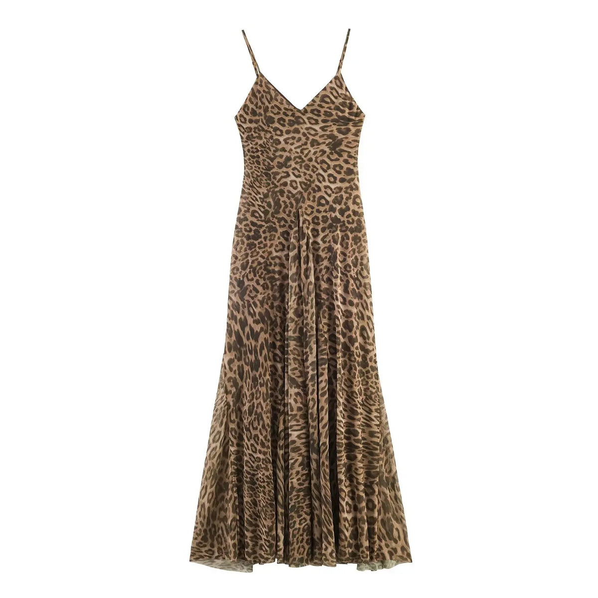 Fierce Leopard Print Maxi Dress