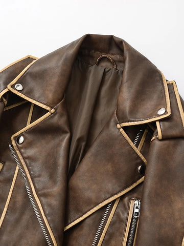 Fearless Faux Leather Moto Jacket