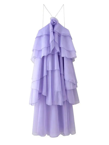 Elegant Tiered Ruffle Dress