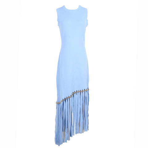 Vivacious Knitted Tassel Maxi Dress