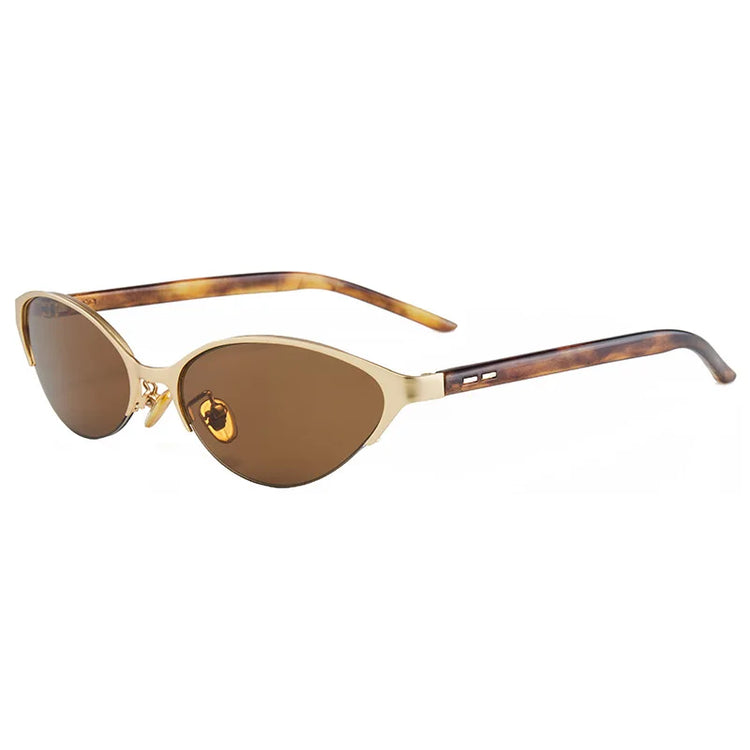 Radiant Metal Cat Eye Sunglasses