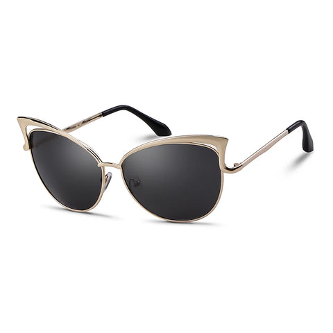 Radiant Gold Cat Eye Sunglasses