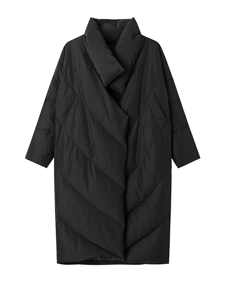 Unstoppable Black Oversized Puffer Coat