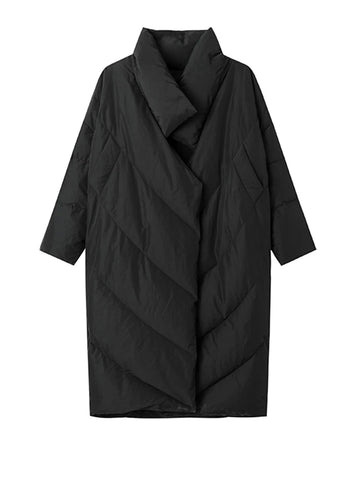 Unstoppable Black Oversized Puffer Coat