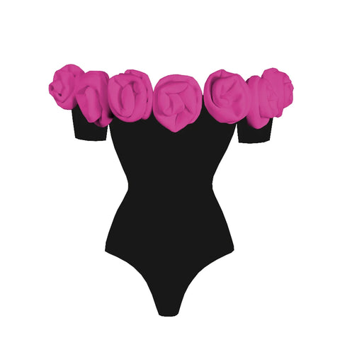 Radiant Ruffle Floral One-Piece Swimsuit