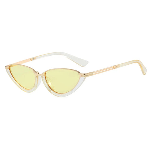 Fierce Gold Cat Eye Sunglasses