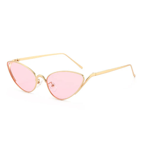 Fierce Gold Cat Eye Sunglasses