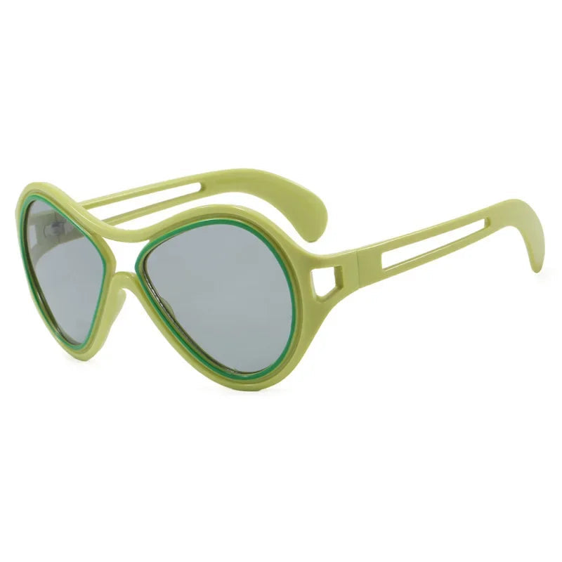 Free Spirit Plastic Oversized Sunglasses