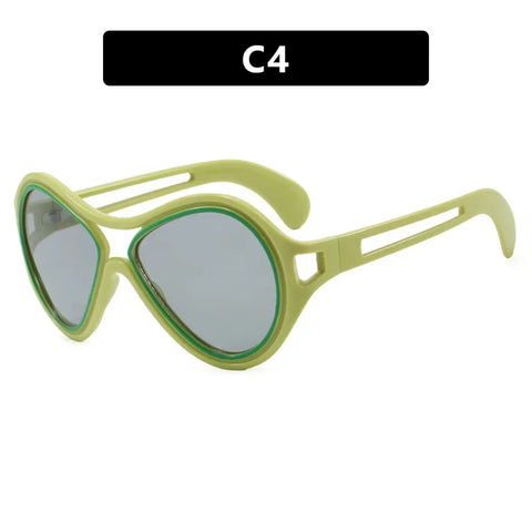 Free Spirit Plastic Oversized Sunglasses