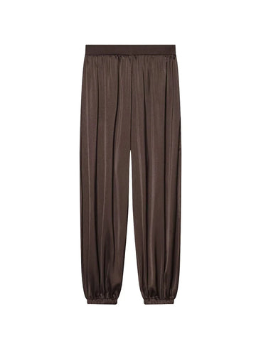 Earthy Pleated Loose Two-Piece Set