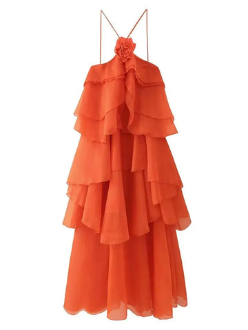 Elegant Tiered Ruffle Dress