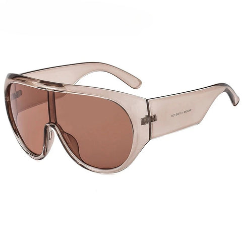 Audacious Oversized Shield Sunglasses
