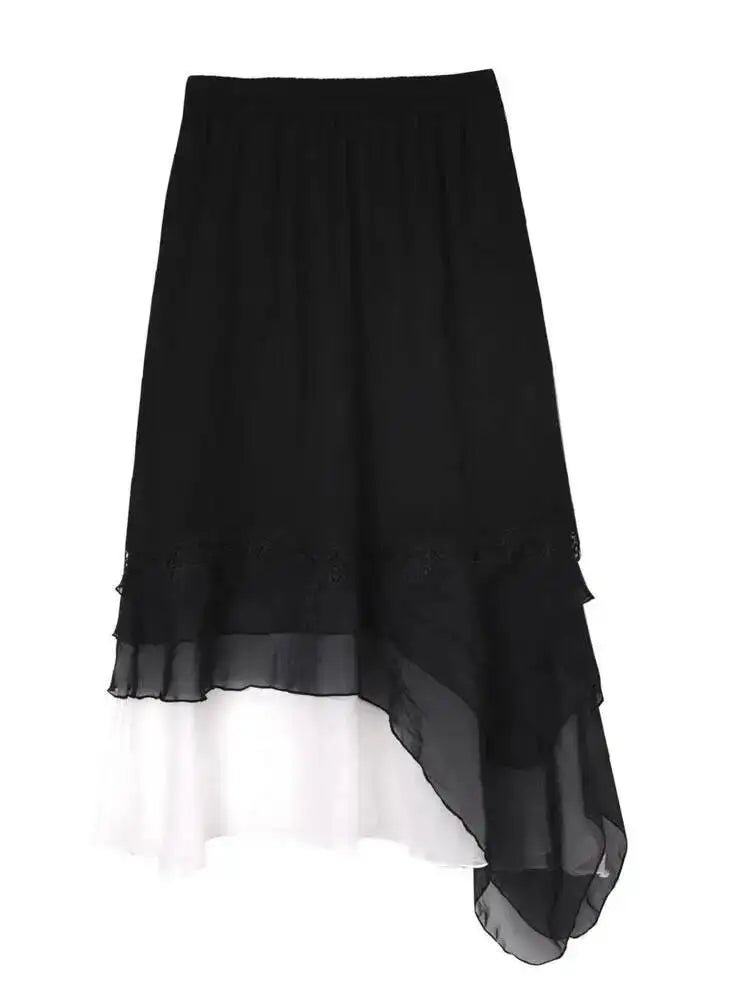 Unique Layered Flowing Two-Piece Set