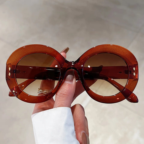 Fearless Round Gradient Sunglasses