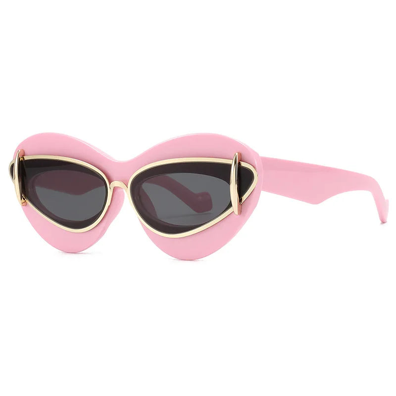 Audacious Vintage Cat Eye Sunglasses