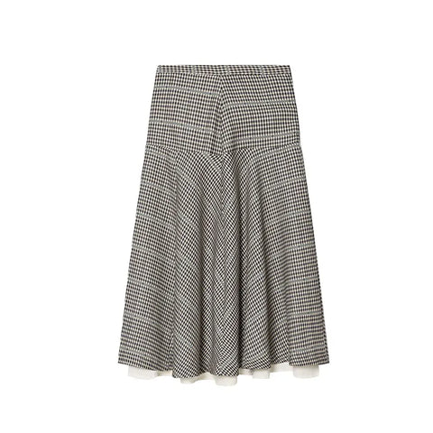 Sovereign Checked Zipper Skirt Set