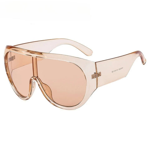 Audacious Oversized Shield Sunglasses