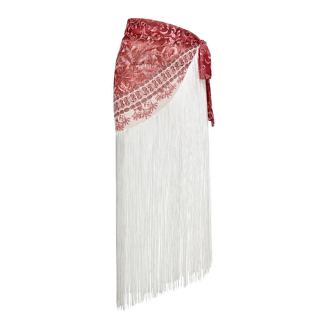 Wanderlust Printed Fringe Bikini Set