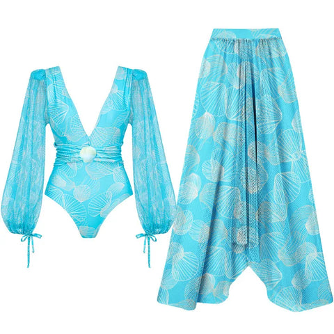 Boundless Shell Print Bikini Set