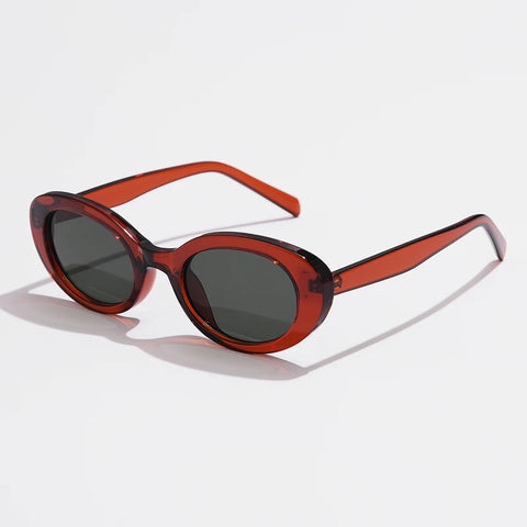 Bold Vintage Oval Sunglasses